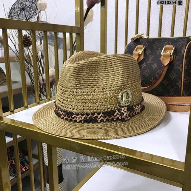 Dior新品帽子 迪奧女士織帶草帽 Dior遮陽帽  mm1004